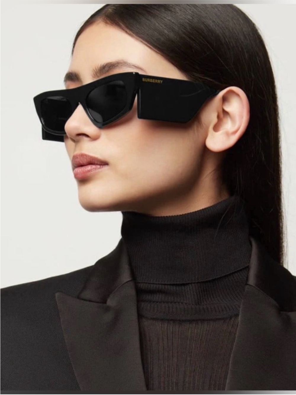Burberry Palmer Dark Grey Ladies Sunglasses